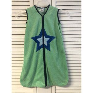 Halo Size 0-6M Green Plush Fleece Sleep Sack